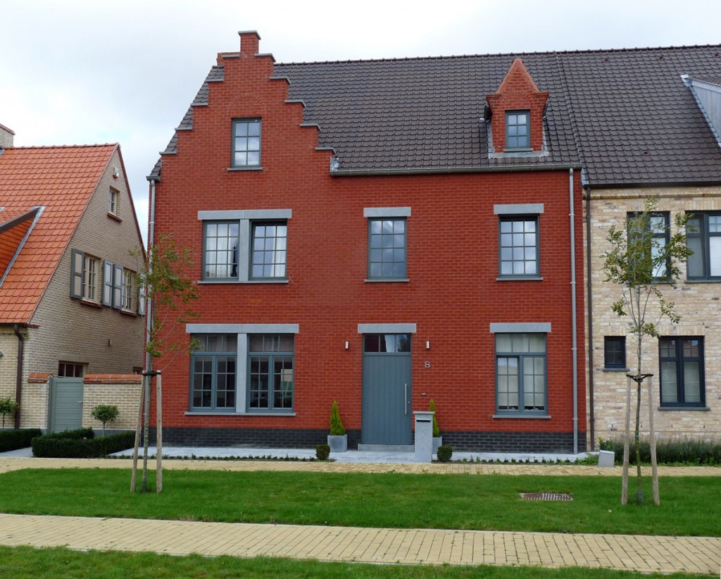 Bouwwerken Dhaens, Halfopen gezinswoning, Knokke, P1050044-W